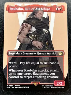 Raubahn, Bull of Ala Mhigo R 0385 FIN Regular MTG: Final Fantasy NM - Image 1