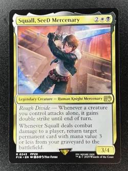 Squall, Seed Mercenary R 0243 FIN Regular MTG: Final Fantasy NM - Image 1