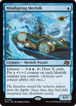 Mindspring Merfolk 51 MTG NM - Aetherdrift - Image 1