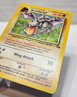 Aerodactyl 1/62 Holo Rare Unlimited Fossil Pokemon 829 - Image 2