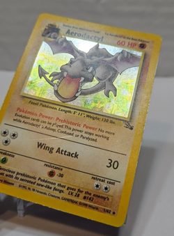 Aerodactyl 1/62 Holo Rare Unlimited Fossil Pokemon 829 - Image 3
