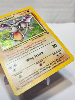Aerodactyl 1/62 Holo Rare Unlimited Fossil Pokemon 829 - Image 5