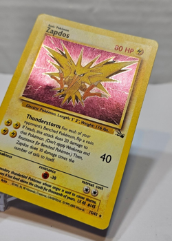 Zapdos 15/62 Holo Rare Unlimited Fossil Pokemon 840 - Image 3