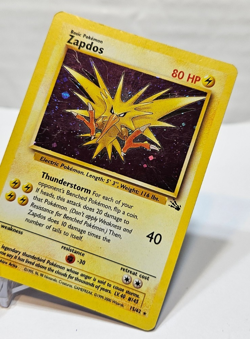 Zapdos 15/62 Holo Rare Unlimited Fossil Pokemon 840 - Image 4