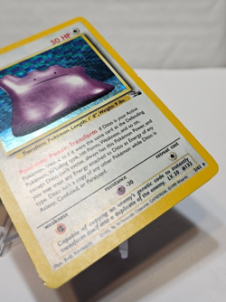Ditto 3/62 Holo Rare Unlimited Fossil Pokemon 844 - Image 5