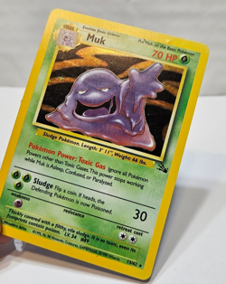 Muk 13/62 Holo Rare Unlimited Fossil Pokemon 851 - Image 4