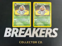 Dark Arbok 2/82 Rocket Set Vintage Pokemon Holo 2 Card Lot - Image 1