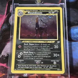 Pokemon TCG Houndoom 08/64 Neo Revelation Holo Rare Unlimited Stage 1 English - Image 1