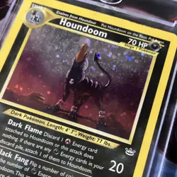 Pokemon TCG Houndoom 08/64 Neo Revelation Holo Rare Unlimited Stage 1 English - Image 2