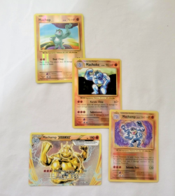2016 Pokemon XY Evolutions Holo Rare Lot: Machamp BREAK, Machoke, Machop (LP) - Image 2
