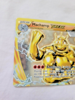 2016 Pokemon XY Evolutions Holo Rare Lot: Machamp BREAK, Machoke, Machop (LP) - Image 5