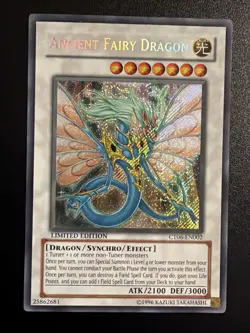 Yu-Gi-Oh! Ancient Fairy Dragon CT06-EN002 Secret Rare Vintage Yugioh - Image 1