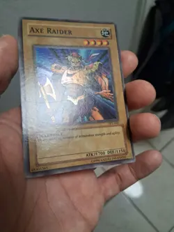 yugioh- Axe Raider Super Rare TP1 - Image 3