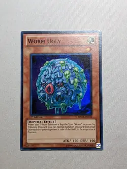 Yugioh Worm Ugly Super Rare HA03-EN024 1st Edition - Image 1
