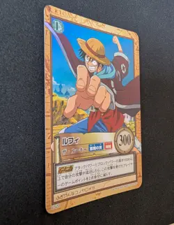 2001 One Piece Cardass Hyper Battle Holo Luffy C520 - Image 2