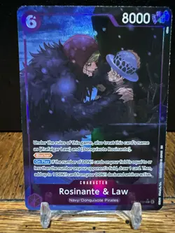 2026 One Piece OP14/EB04 Rosinante & Law EB04-038 SR Alternate Art English - Image 1