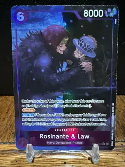 2026 One Piece OP14/EB04 Rosinante & Law EB04-038 SR Alternate Art English - Image 2