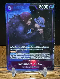 2026 One Piece OP14/EB04 Rosinante & Law EB04-038 SR Alternate Art English - Image 3