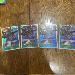 Kikunojo EB04-012 SR The Azure Seas Seven PLAYSET (4) One Piece CCG ENGLISH OP14 - Image 1