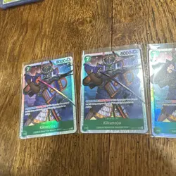 Kikunojo EB04-012 SR The Azure Seas Seven PLAYSET (4) One Piece CCG ENGLISH OP14 - Image 2