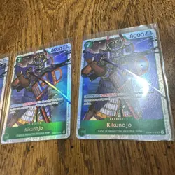 Kikunojo EB04-012 SR The Azure Seas Seven PLAYSET (4) One Piece CCG ENGLISH OP14 - Image 4