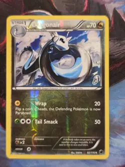 Dragonair 82/116 B&W Plasma Freeze Reverse Holo Uncommon Pokemon Card - Image 1