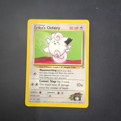 Pokemon Card - Erika's Clefairy Gym Heroes 25/132 Rare NM - Image 1