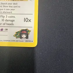 Pokemon Card - Erika's Clefairy Gym Heroes 25/132 Rare NM - Image 4