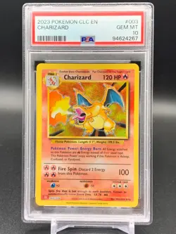 PSA 10 GEM MINT Charizard 003/034 CLC Classic Holo Pokemon Trading Card 2023 A - Image 1
