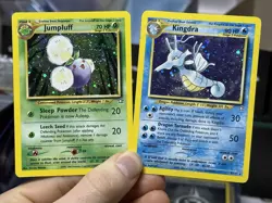 Kingdra 8/111 Jumpluff 7/111 Neo Genesis 2000 Holo Rare WOTC Lot Pokemon Card - Image 1