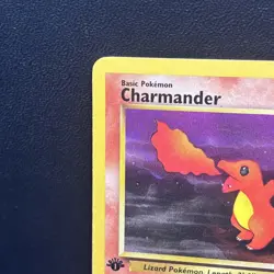 1st Edition Charmander 50/82 Team Rocket Set Rare Vintage Pokemon Card - LP - Image 2