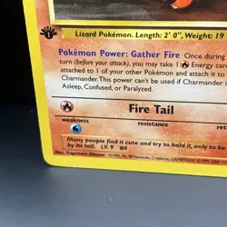 1st Edition Charmander 50/82 Team Rocket Set Rare Vintage Pokemon Card - LP - Image 5