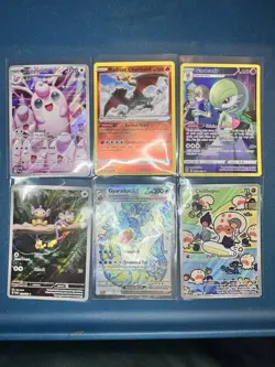 Pokemon TCG 6 Card Lot Charizard, Wigglytuff, Aipom, Gyarados, Clobbopus - Image 1
