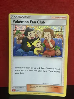 POKEMON FAN CLUB 133/156 SM ULTRA PRISM POKEMON TRAINER CARD NEW MINT - Image 1