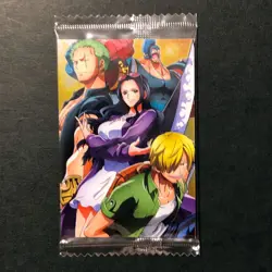 S1289 Nico Robin Zoro Sanji Franky No.22 Japanese One Piece Wafer Card Sealed - Image 1