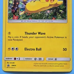 Pokemon Pikachu TCG Holo Promo Card SM04 - Image 3
