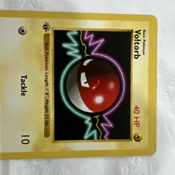 Pokemon TCG Voltorb Base Set 67/102 Regular 1st Edition Shadowless Common Card - Image 3
