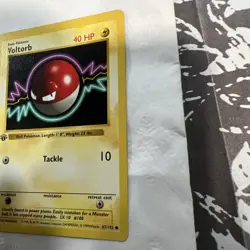 Pokemon TCG Voltorb Base Set 67/102 Regular 1st Edition Shadowless Common Card - Image 5
