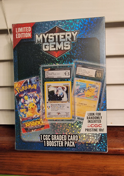Pokemon Limited Edition Mystery Gems 1 CGC Graded Card & Booster Pack 2025 - Image 1