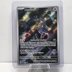 Pokemon 151 Mewtwo 052 Scarlet & Violet UPC Black Star Promo Holo Card - Image 1
