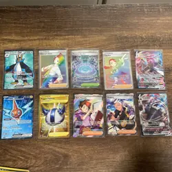 Pokemon TCG Trainer, EX, VMAX Card Lot - Image 1