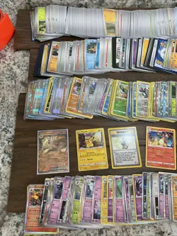 Around 1000 Pokemon Cards Lot WOTC VTG Rare Holo 24k Sealed Charizard 1999 Pika - Image 2