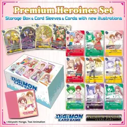 Digimon Card Game Premium Heroine Set PB18 English Version New Sealed - Image 1