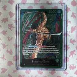 Roronoa Zoro Leader Alt Art OP12-020 | One Piece Card Game | Near Mint - Image 1