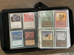 330 Vintage Magic The Gathering Cards Vtg 1990s In Binder - Image 1