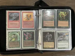330 Vintage Magic The Gathering Cards Vtg 1990s In Binder - Image 2