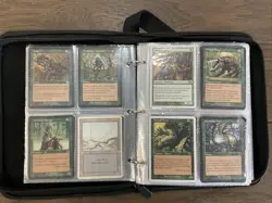 330 Vintage Magic The Gathering Cards Vtg 1990s In Binder - Image 3