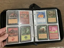 330 Vintage Magic The Gathering Cards Vtg 1990s In Binder - Image 5
