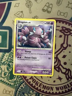 Drapion 23/130 Diamond & Pearl Base Set Rare Pokemon Card - Image 2