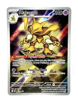 Alakazam MEP 009 Mega Evolution Pokemon TCG Black Star Promo Card - Image 1